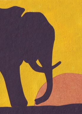 Sunset Elephant