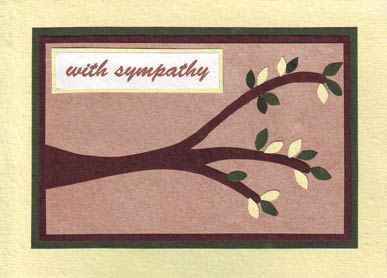 With Sympathy