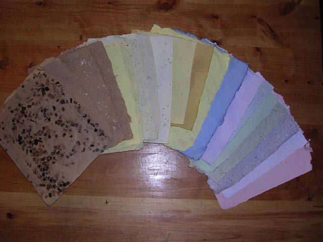 Handmade Paper - Pastels (20)